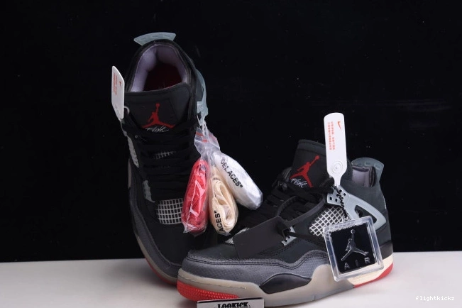 CV9388-001 x Bred Jordan Air Off 4 White Retro 0831